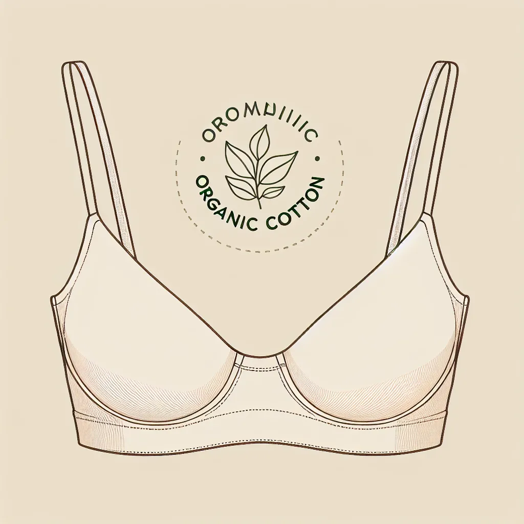 Femme portant un soutien-gorge minimiseur sans armatures